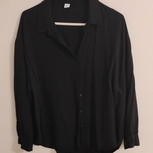 Old Navy women's black shirt button down